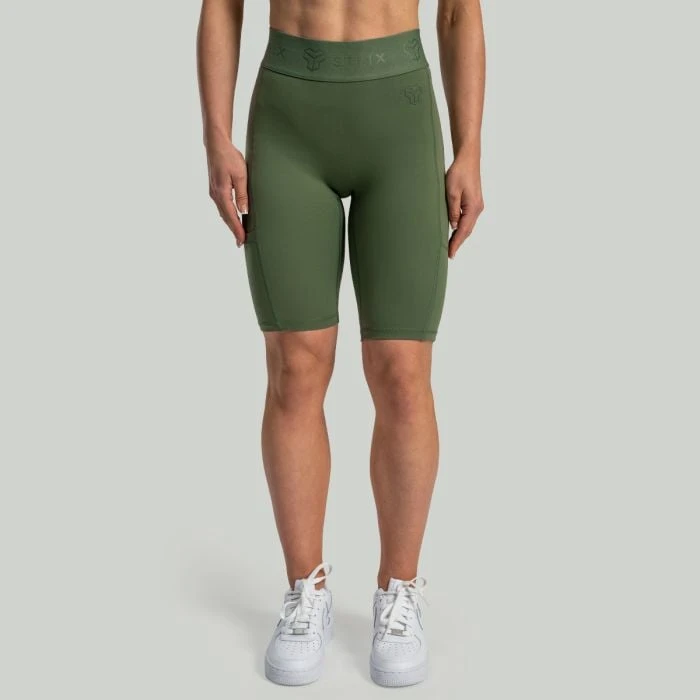 STRIX Dámske šortky Biker Lunar Cedar Green  XSXS
