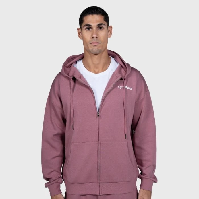 GymBeam Mikina so zipsom Relay Haze  S