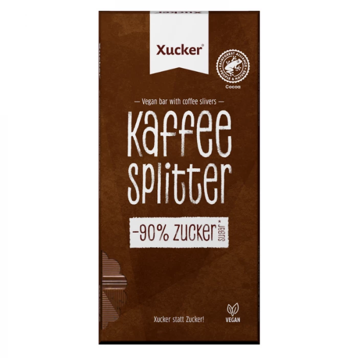 Xucker Vegánska čokoláda s kúskami kávy 80 g