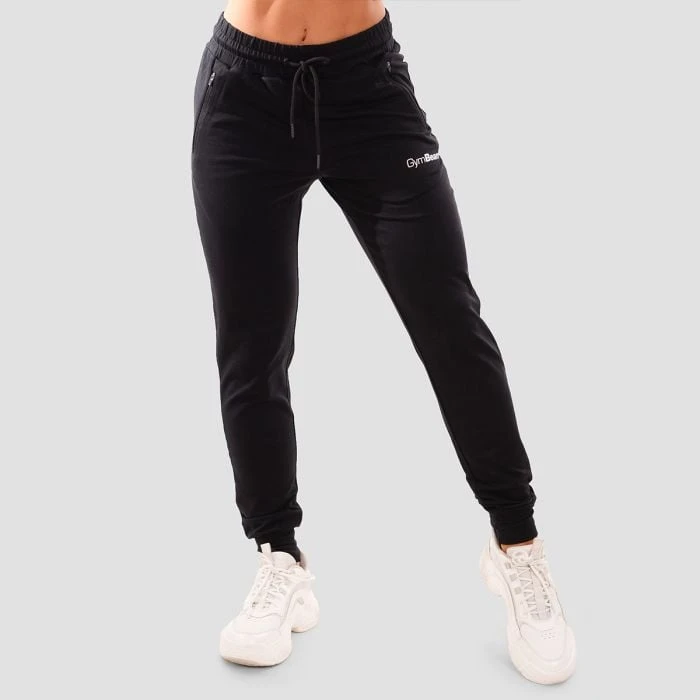 GymBeam Dámske tepláky TRN black  MM