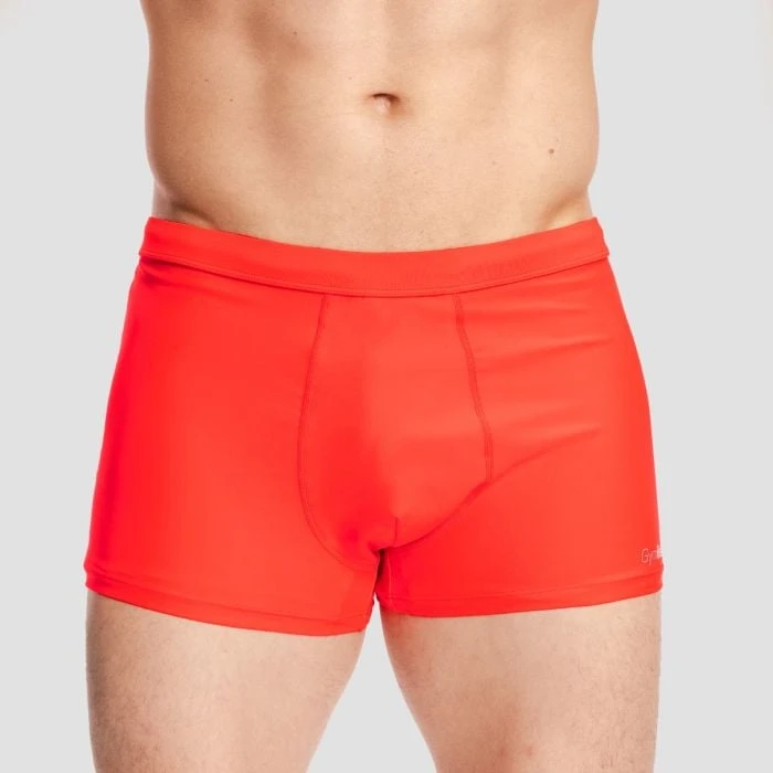GymBeam Pánske plavecké šortky Pro Red  S