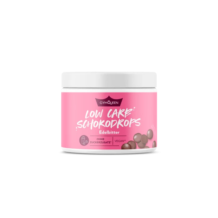 GYMQUEEN Low Carb Chocolate Drops 200 g