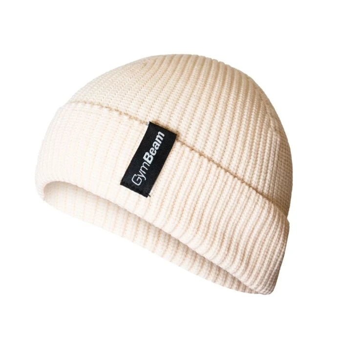 GymBeam Čiapka Alpine Beanie Cream  UNI