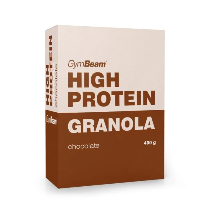 GymBeam Granola s vysokým obsahom bielkovín čokoláda