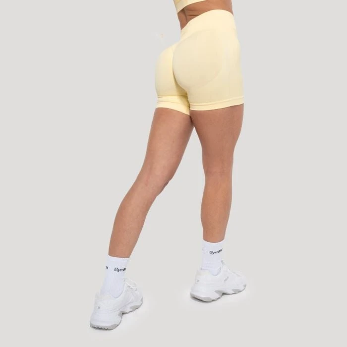 GymBeam Dámske šortky Luma Butter Yellow  L