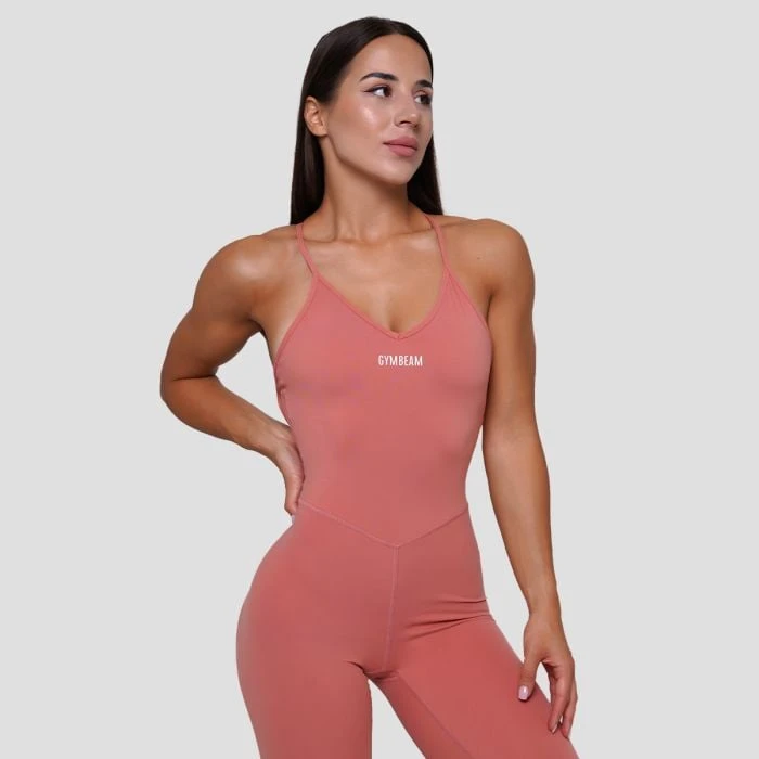 GymBeam Dámsky overal FIT Salmon  MM