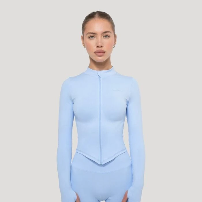 GymBeam Dámsky športový top Luma Baby Blue  L