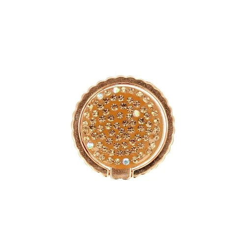 Držiak Ring na zadný kryt mobilného telefónu, diamant - zlatý