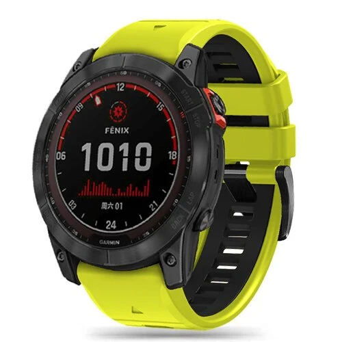 Remienok Tech-Protect Iconband Pro Garmin Fenix 5X/5X Plus/6X/6X Pro/7X/8/8 Pro (51 mm) - lime/čierny