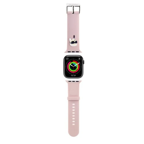 Karl Lagerfeld Karl Head NFT Řemínek pro Apple Watch 38/40/41 Pink
