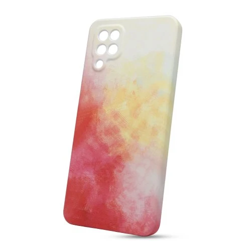 Puzdro Forcell Pop TPU Samsung Galaxy A12 A125 - červeno-biele