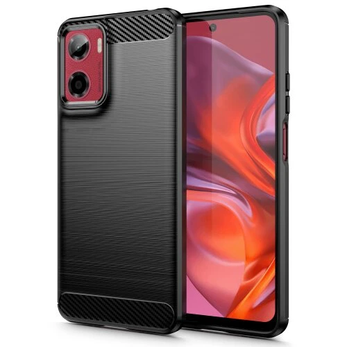 Puzdro Tech-Protect TPUcarbon Motorola Moto G05/E15 - čierne