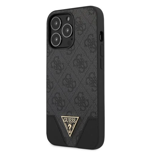 GUHCP13XPU4GHBK Guess 4G Hard Case Metal Logo Pouzdro pro iPhone 13 Pro Max Grey