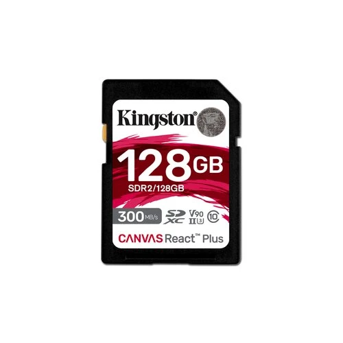 Kingston Canvas React Plus/SDHC/128GB/UHS-II U3 / Class 10