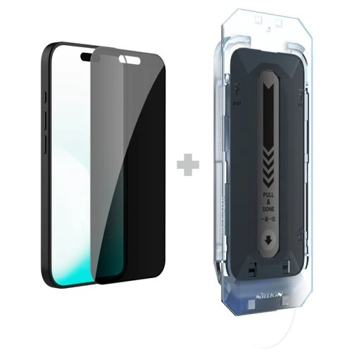 Nillkin Tvrzené Sklo 0.25mm Guardian 2.5D pro Apple iPhone 18 Pro/17 Pro Black (s aplikátorem)