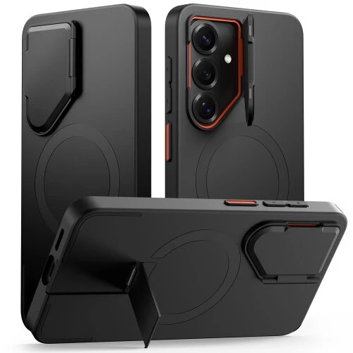 Puzdro Tech-Protect Kevlar Aura Magsafe Galaxy S26 - čierno-oranžové