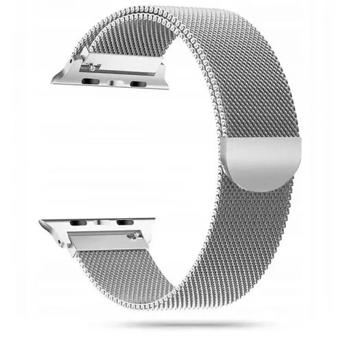 Remienok Tech-Protect Milánsky ťah Apple Watch 44/45/46/49mm, nehrdzavejúca oceľ - strieborné