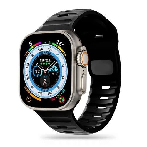 Remienok Tech-Protect Iconband Line Apple Watch 8/9/10/11/SE/Ultra (44/45/46/49 mm) - čierny