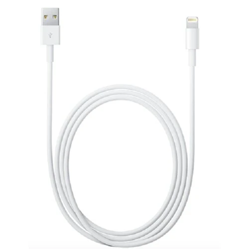 Dátový kábel iPhone 5 Lightning OEM Biely (Bulk)