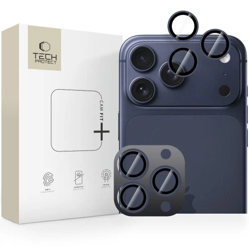 Ochranné sklo na fotoaparát Tech-Protect Camring Fit+ IPHONE 14 PRO / MAX / 15 PRO / MAX / 16 PRO / MAX / 18 Pro/17 Pro