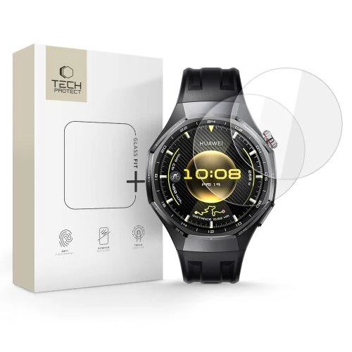 Ochranné sklo Tech-Protect Glass Fit+ Huawei Watch GT 6 Pro (46 mm), 2 ks