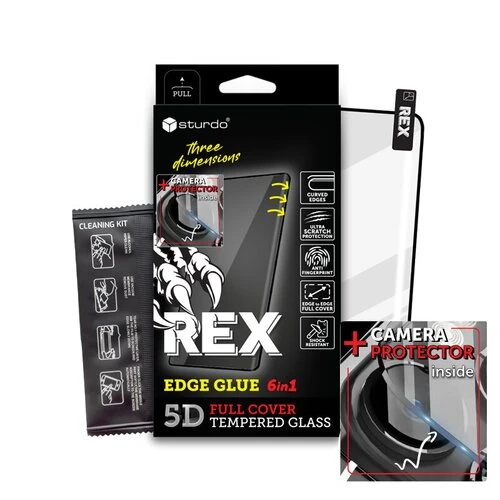 Sturdo REX ochranné sklo + sklo na fotoaparát Honor Magic7 Pro (6in1 EDGE GLUE)