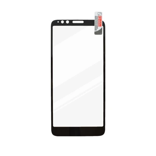 Ochranné sklo Moto E6 čierne, fullcover, 0.33 mm, Qsklo