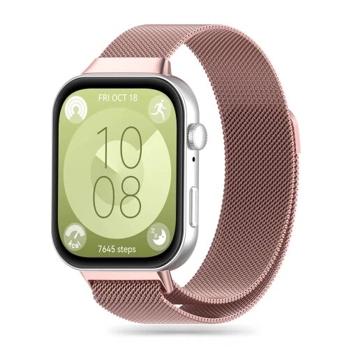 Remienok Tech-Protect Milaneseband Huawei Watch Fit 3/4/4 Pro - ružovo-zlatý