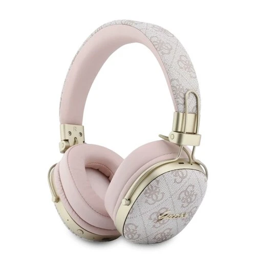 Guess 4G Metal Script Logo ENC Bezdrátová Sluchátka Pink
