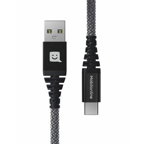 EKO KÁBEL Kevlar USB/USB-C 1,2 M 60W Antracit