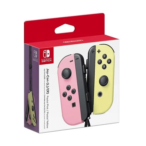 Nintendo Joy-Con Pair, pastel pink/pastel yellow