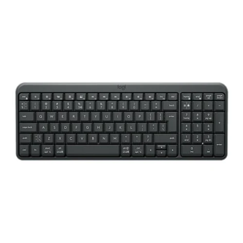 Logitech K250 - kompaktná bezdrôtová klávesnica - grafitová - CZ/SK