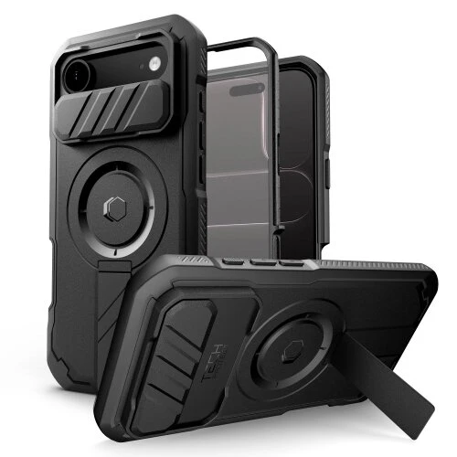 Puzdro Tech-Protect Kevlar Magsafe iPhone Air - čierne