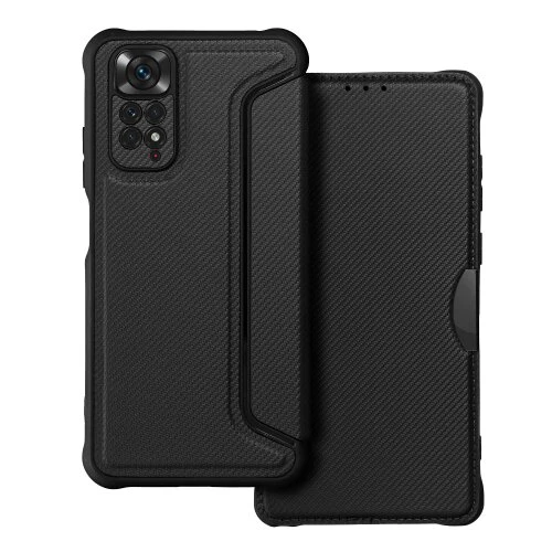Puzdro Razor Book Xiaomi Redmi Note 11/11s - čierne