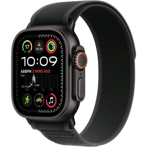 Apple Watch Ultra 2 GPS + Cellular 49mm Black Titanium Case with Black Trail Loop - S/M - Trieda B