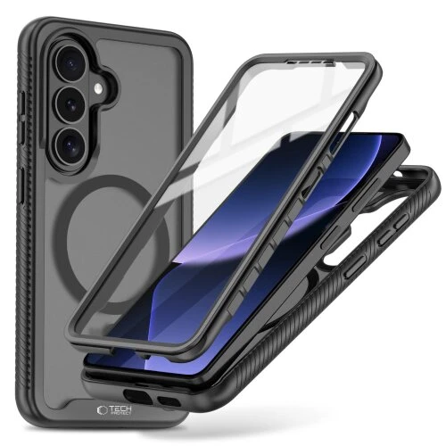 Puzdro Tech-Protect Defense Magsafe Galaxy S26 - matné čierne