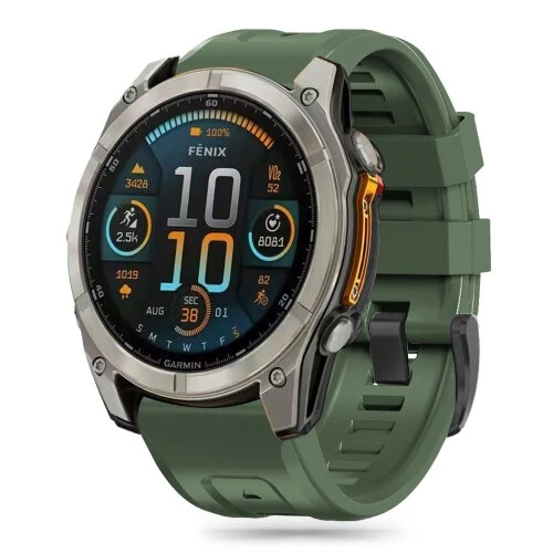 Remienok Tech-Protect Silicone Garmin Fenix 5S/5S Plus/6S/6S Pro/7S/8 (43 mm) - military green