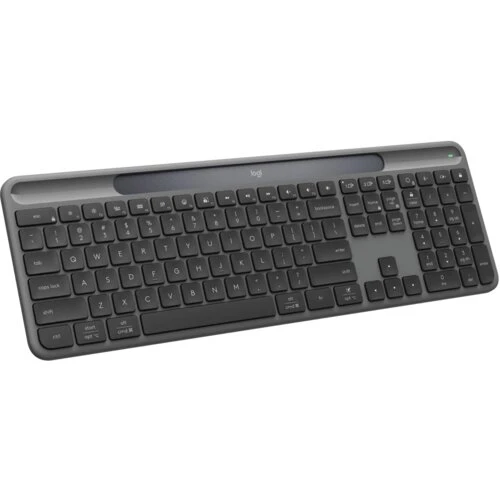 Logitech K980 - bezdrôtová solárna klávesnica, slim, grafitová - US