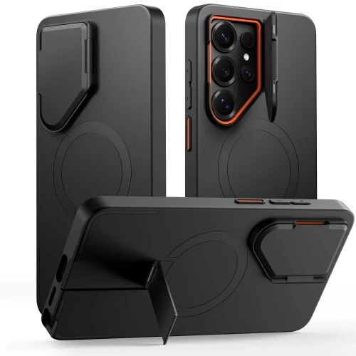 Puzdro Tech-Protect Kevlar Aura Magsafe Galaxy S26 Ultra - čierno-oranžové