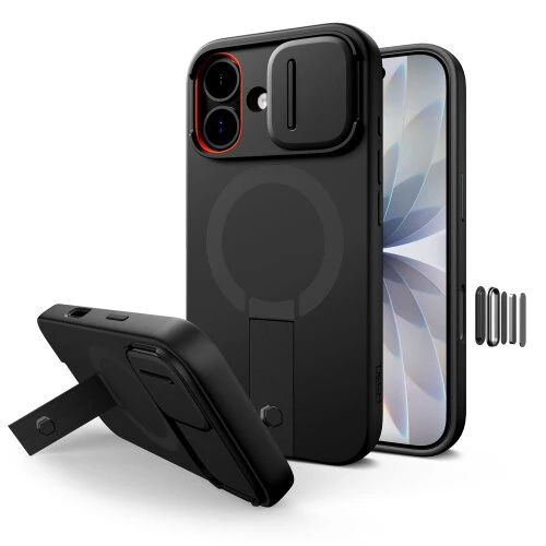 Puzdro Tech-Protect Kevlar Aura Magsafe iPhone 17 - čierne