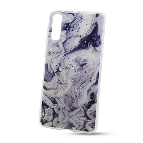 Puzdro Vennus Marble TPU Samsung Galaxy A30s/A50 A505 vzor 2 - čierno-sivé