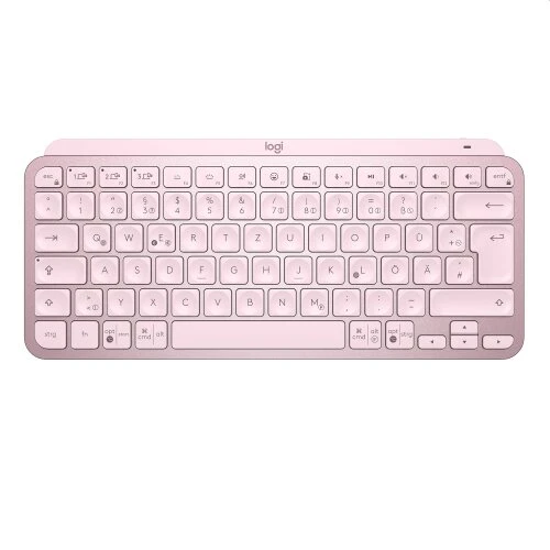 Logitech MX Keys Mini - bezdrôtová podsvietená klávesnica, US - ružová