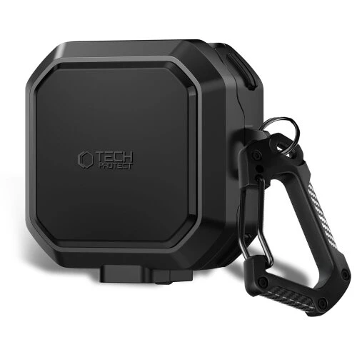 Puzdro Tech-Protect Carbonox Magsafe Samsung Galaxy Buds 4/4 Pro - čierne
