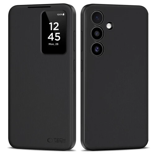 Puzdro Tech-Protect Smart Wallet Galaxy S25 - matné čierne