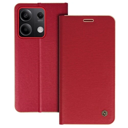 Puzdro Wonder Frame Book Xiaomi Redmi Note 13 4G - červené