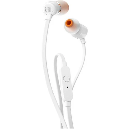 JBL T110 Slúchadlá Biele