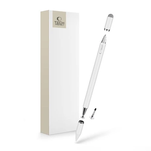 Stylus pero Tech-Protect USP200 3-tip - biele