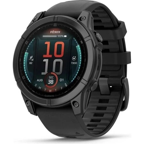 Garmin Fenix E 47mm Stainless Steel Black Čierne - Trieda C