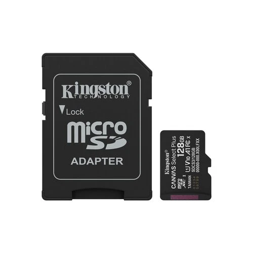 Kingston Canvas Select Plus/Micro SDXC/128GB/UHS-I U1 / Class 10/+ Adaptér