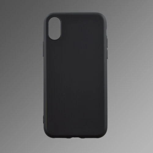 Gumený kryt iPhone X čierne matné